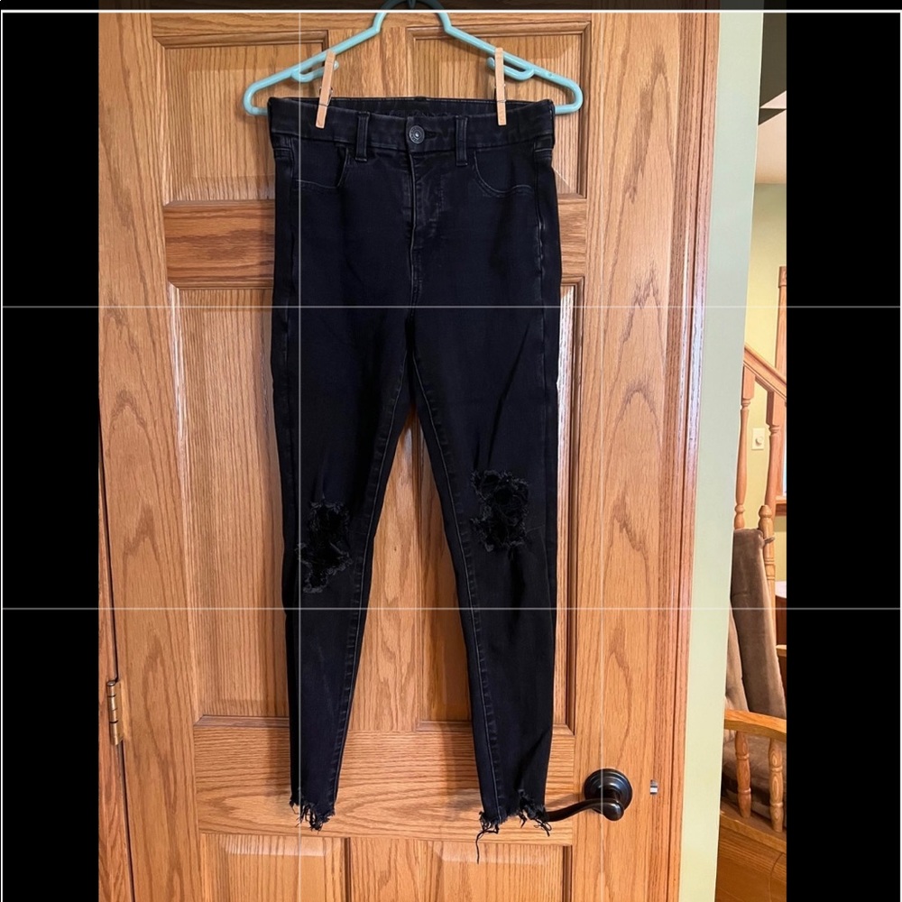 American Eagle Women’s Black Jeans